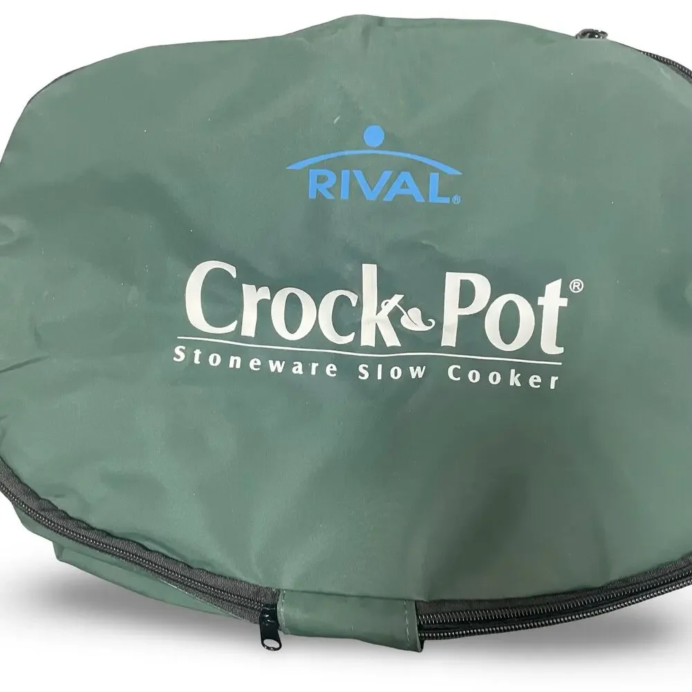 Rival Crock Pot Slow Cooker Insulated Carrier Bag Travel Case Oval Collapsible